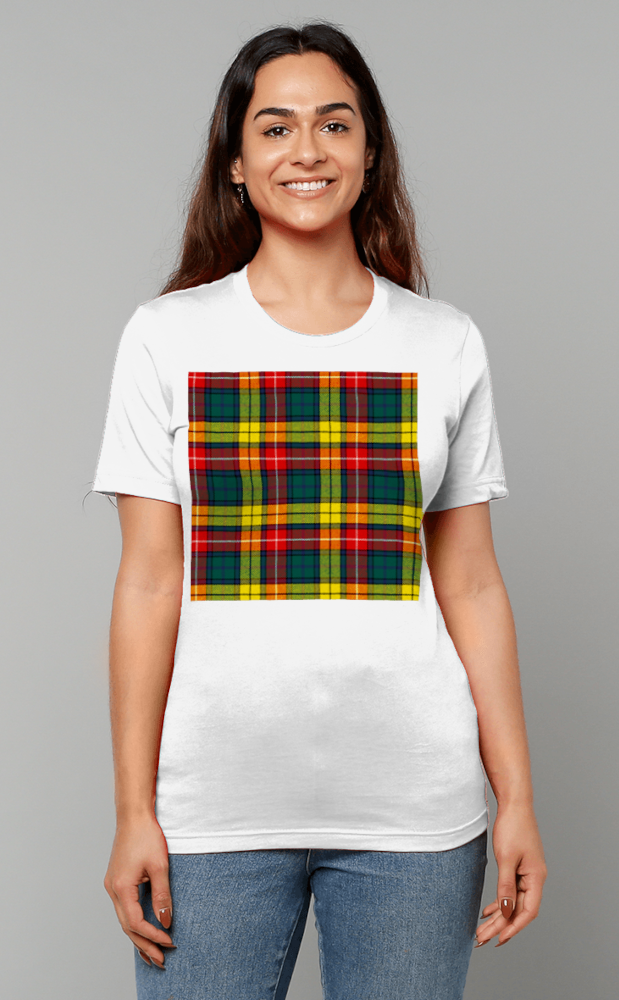 Tartan Crew Neck T‑shirt Leisurewear Men Products CLAN