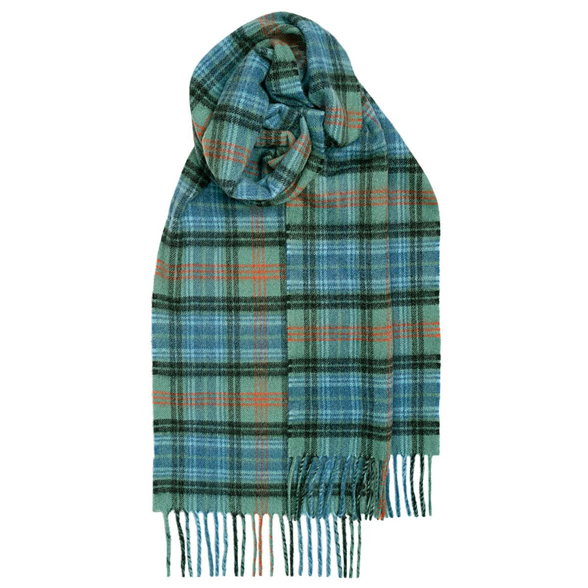 Lochcarron | Cashmere Scarf Camel Check - Burnett's & Struth