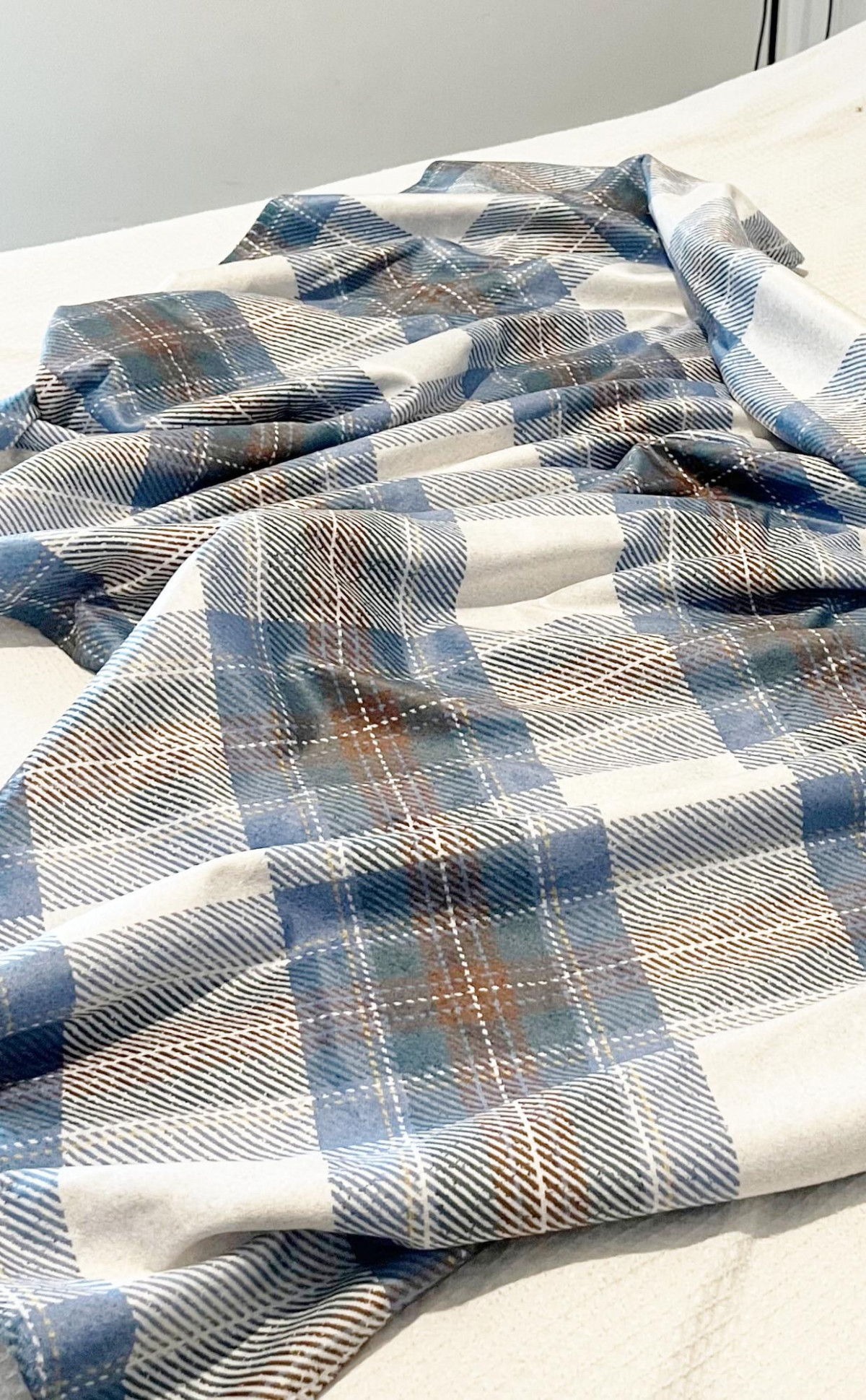 Tartan Sherpa Blanket Bed & Bath Homeware Products CLAN