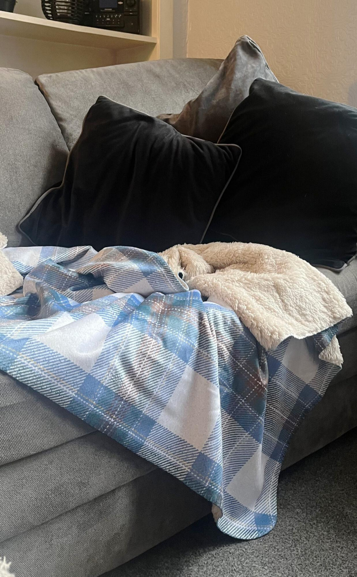 Tartan Sherpa Blanket Bed & Bath Homeware Products CLAN