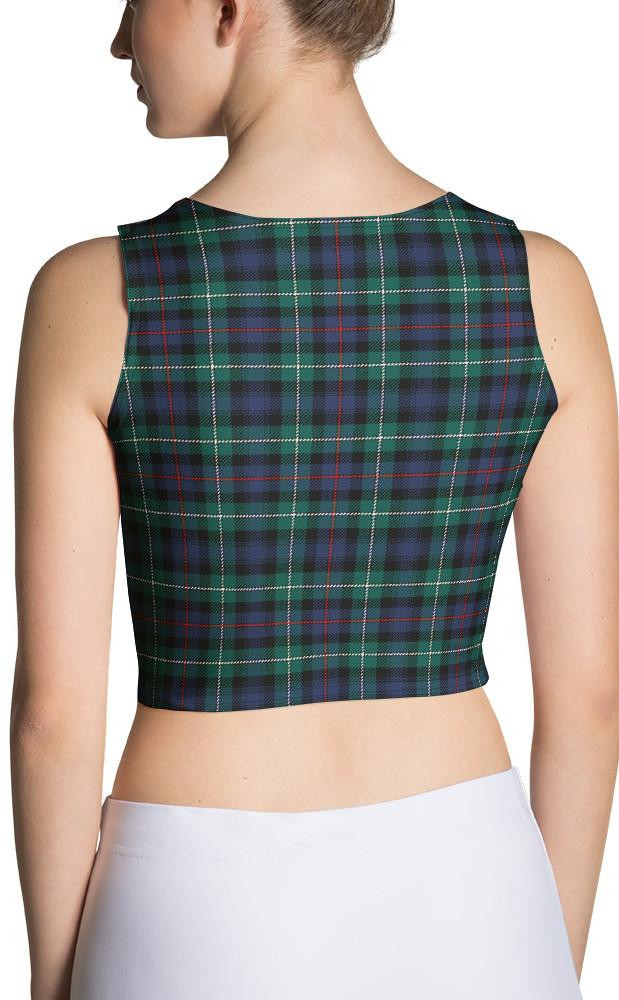 Crop Top Tartan Femme Taille S (6-8) - Joli Haut Court Neuf Avec étiquettes