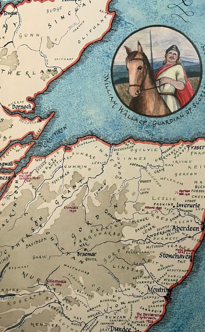 Clan Map Of Scotland CLAN