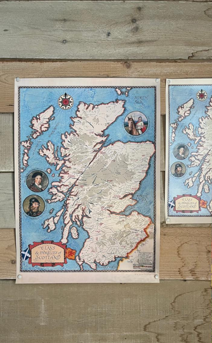 Clan Map Of Scotland CLAN