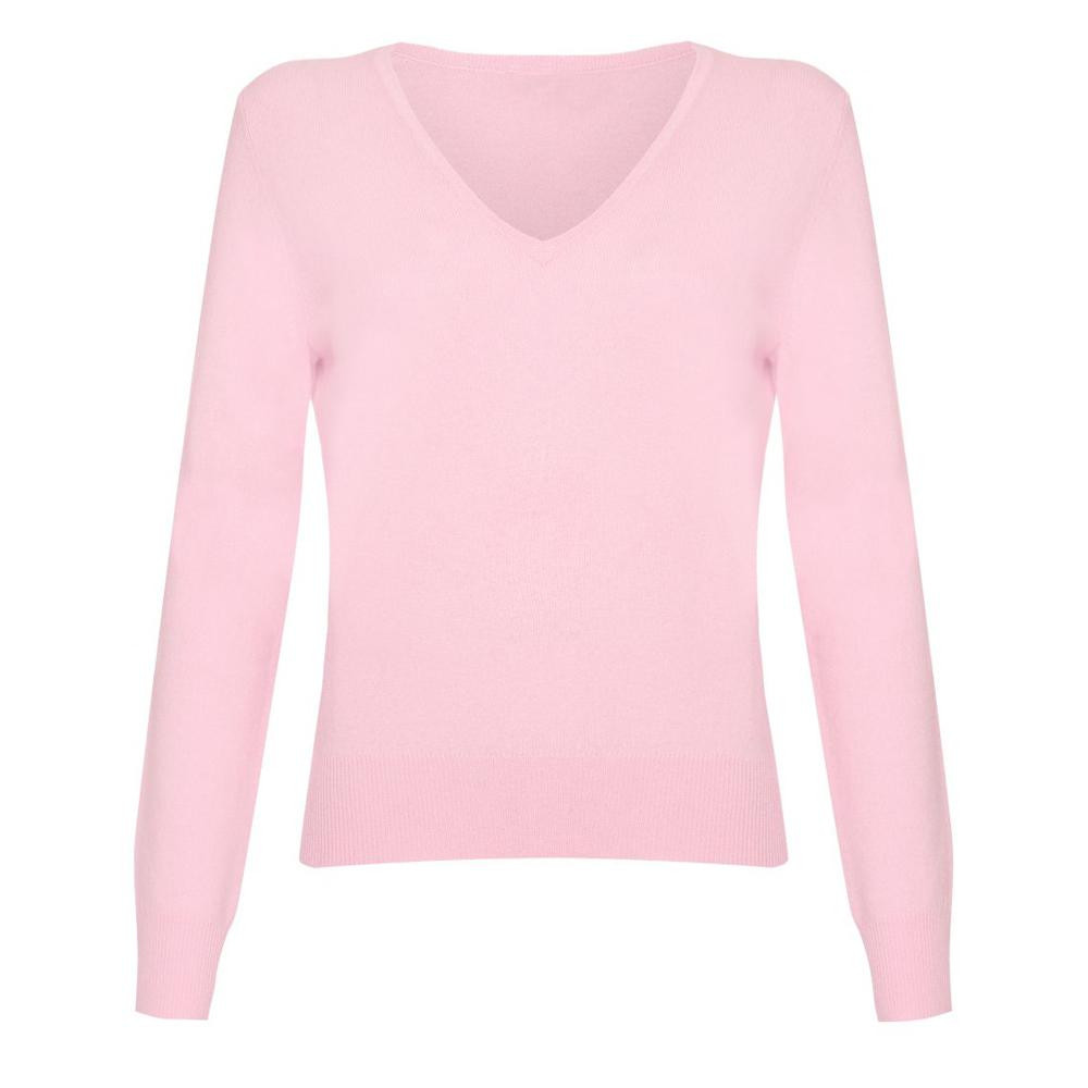 Cashmere V-Neck Sweater | CLAN