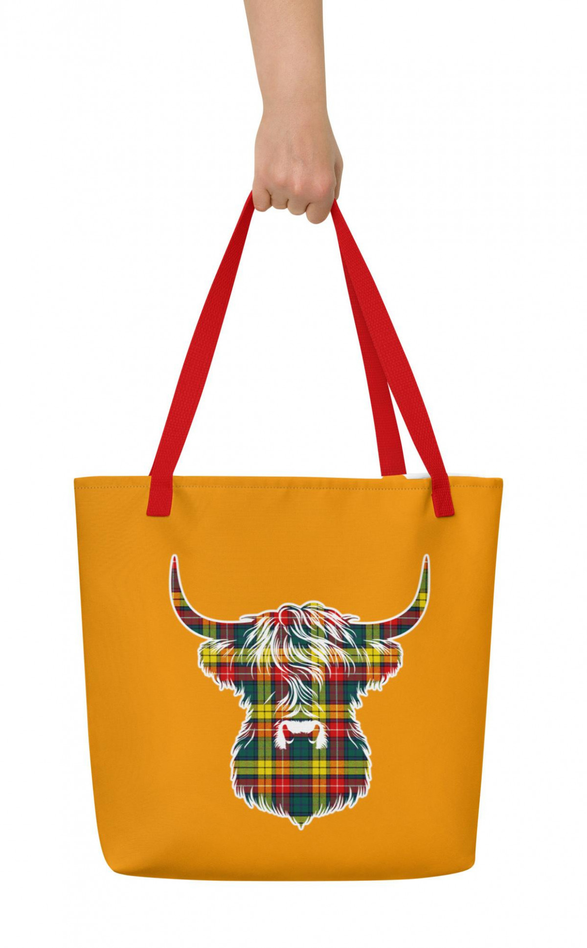 Large Premium Tartan Design Tote Bag CLAN