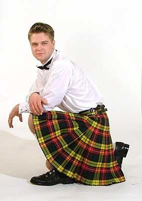 All Safe Men's Deluxe 8-Yard Scottish Tartan Kilt – Traditional Highland Wedding Kilt – 15 Tartans