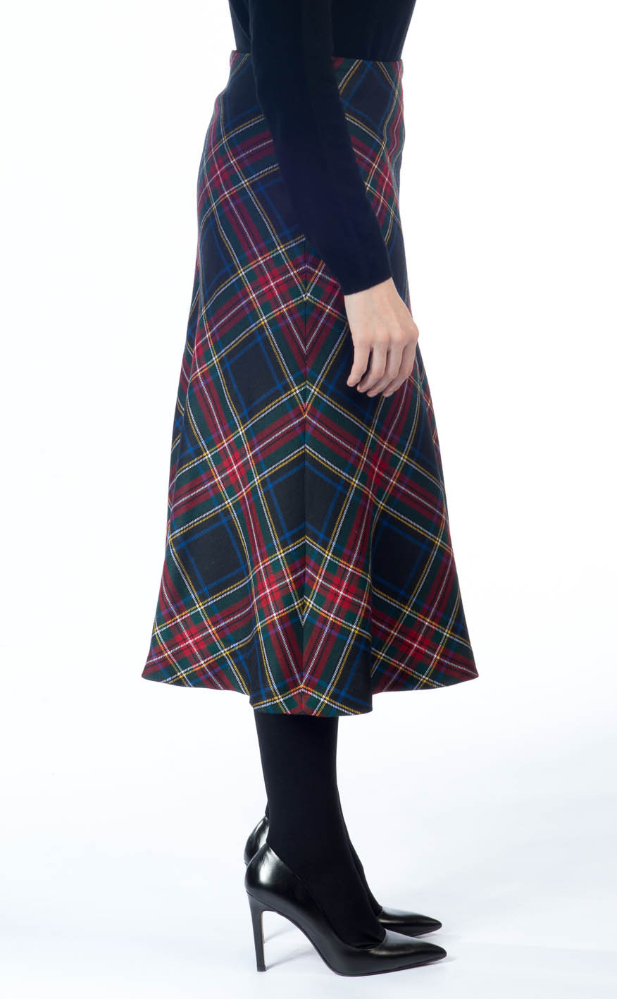 Tartan Skirt cut on the bias CLAN