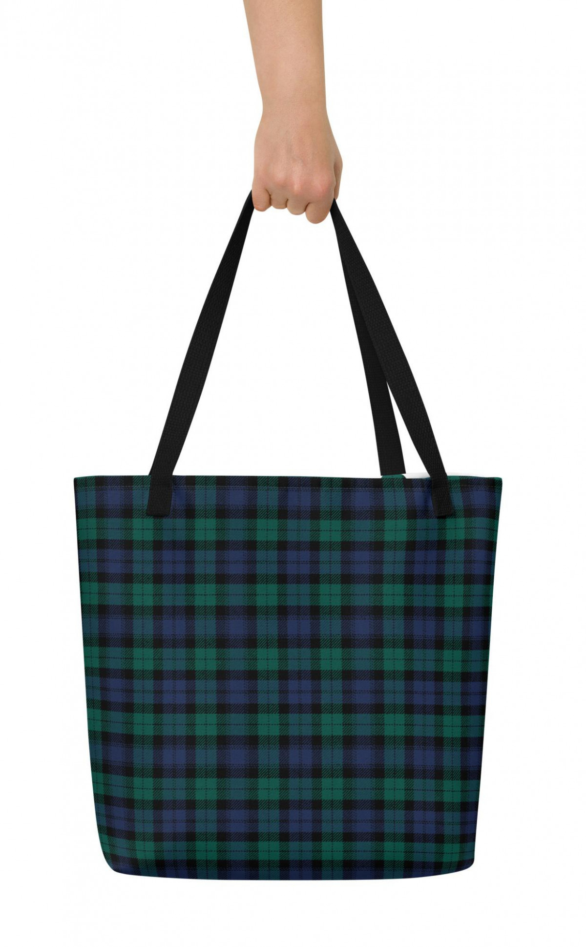 Large Premium Tartan Tote Bag | CLAN