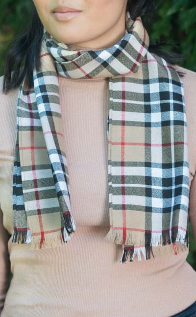 CELINE 19AW ウールマフラー　SCARF IN TARTAN WOOL 品質検査済 HOMME CELINE Logo-Appliquéd MR | Men for Scarf