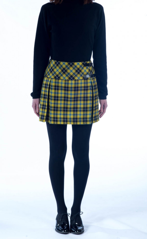 box pleated kilt