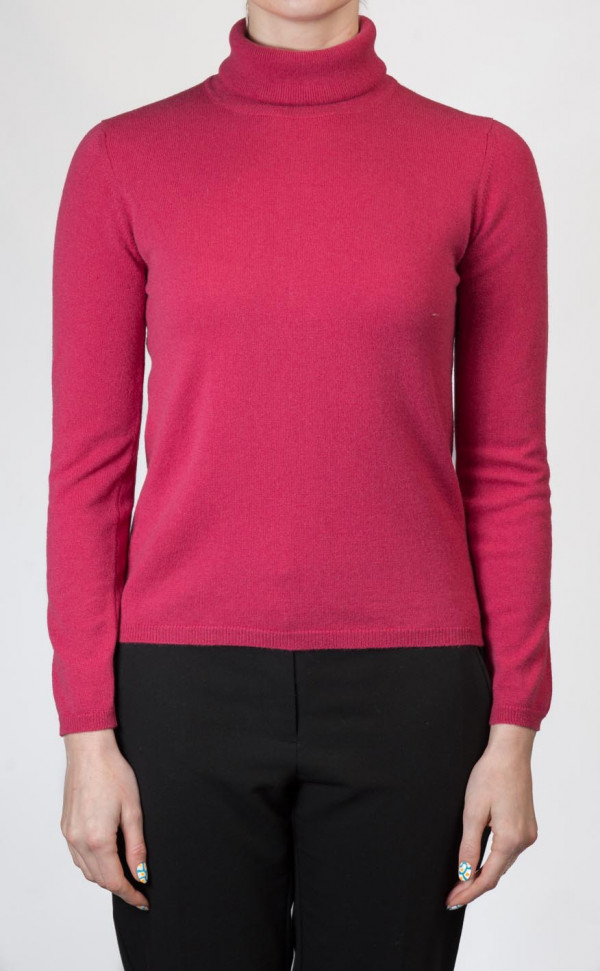 Luxury Scottish Cashmere Sweater, Roll Neck CLAN by Scotweb