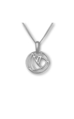 Ciondolo E Collana In Argento Sterling 925 Con Ametista – Design Charles Rennie Mackintosh, Catena 45,7 Cm, Regalo