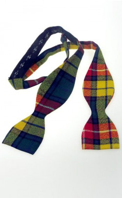 Cravate En Tartan Buchanan Pour Garçons - Longueurs 114.3 Cm (6-10 Ans) Et 132.1 Cm (10-16 Ans), Fait Main UK