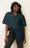 Tartan Short‑Sleeved Shirt | CLAN