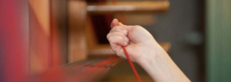 Weaving tartan: stake-warping your kilt length