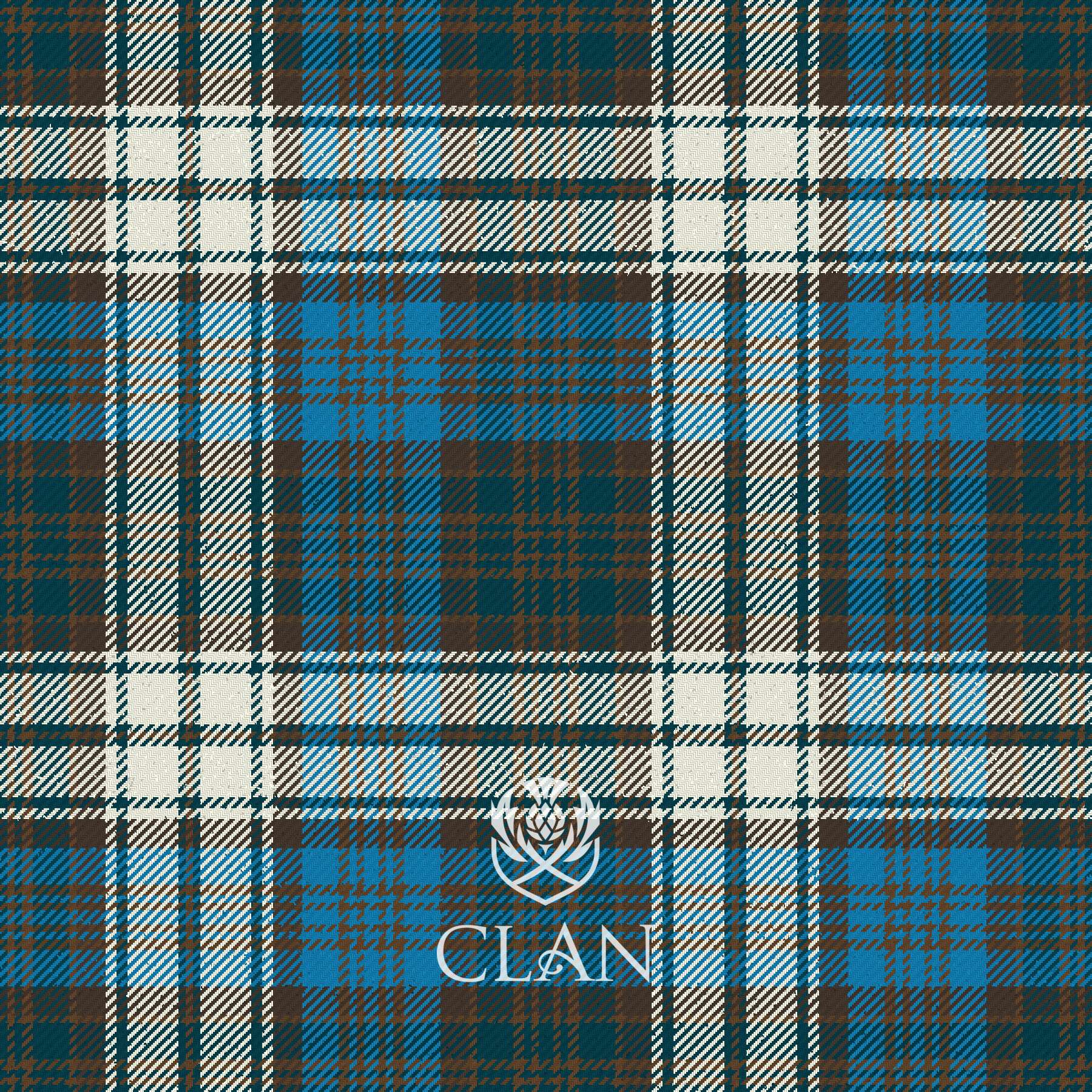 MacDonald Dress Muted Blue Special Tartan | CLAN