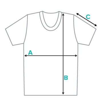 Measuring: Personalised Premium Crew Neck T-Shirt | CLAN